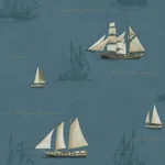 Brewster Home Fashions Andrew Blue Sailboat Wallpaper | Wallpaper Twins Brewster Home Fashions Andrew Blue Sailboat Wallpaper - SKU 4041-01701