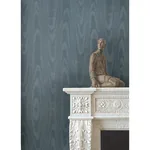 Brewster Home Fashions Angelina Denim Moire Wallpaper - SKU 4058-24817