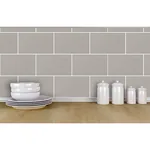 Brewster Home Fashions Angelo Grey Subway Tile Wallpaper | Wallpaper Twins Brewster Home Fashions Angelo Grey Subway Tile Wallpaper - SKU 2836-M1123