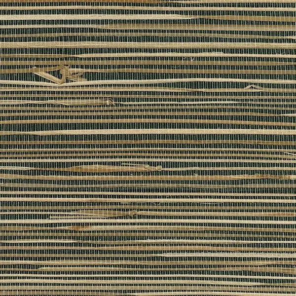 2732-89475 | Anhui Black Grasscloth Wallpaper