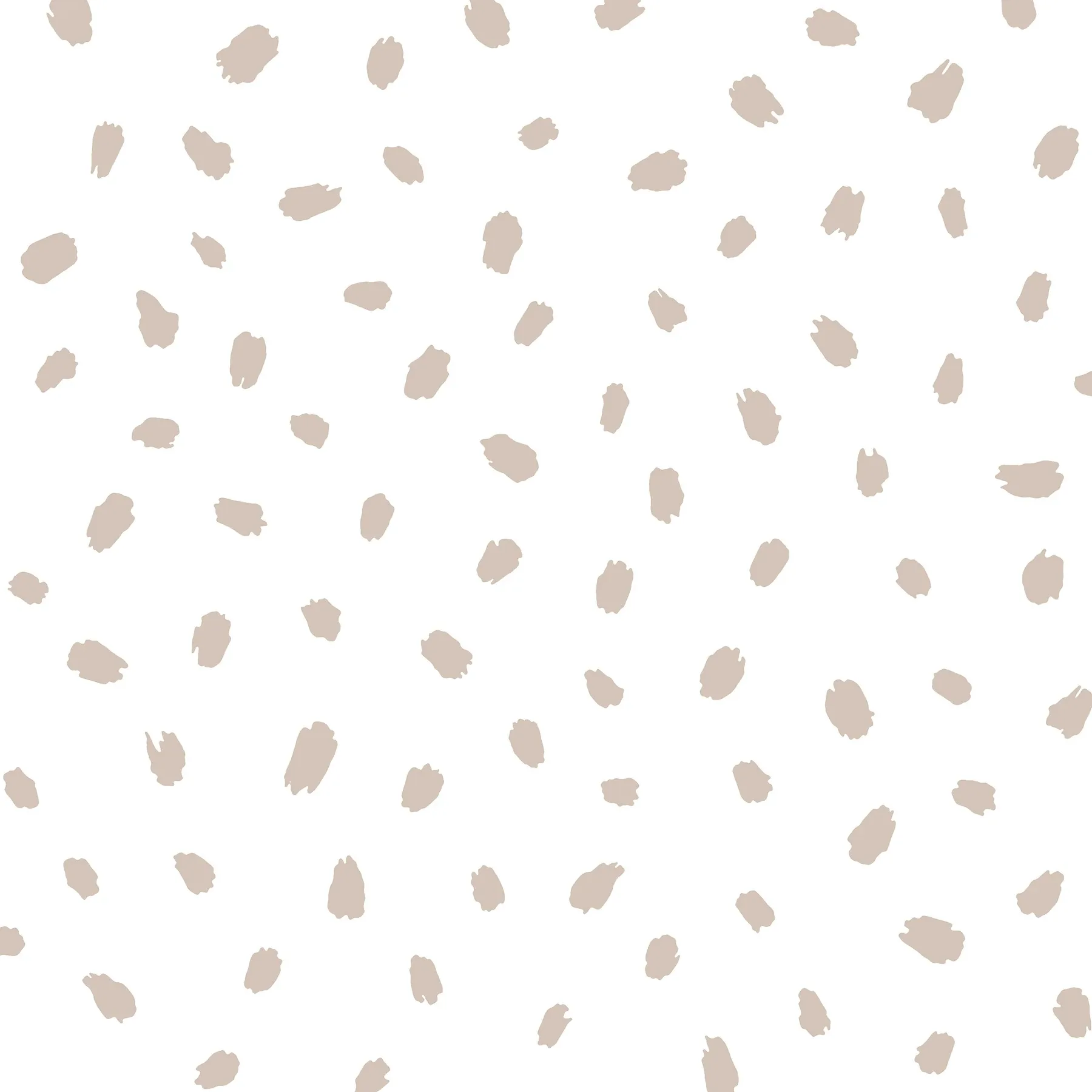 4203-27543 | Animal Spots Taupe Polka Dot Wallpaper