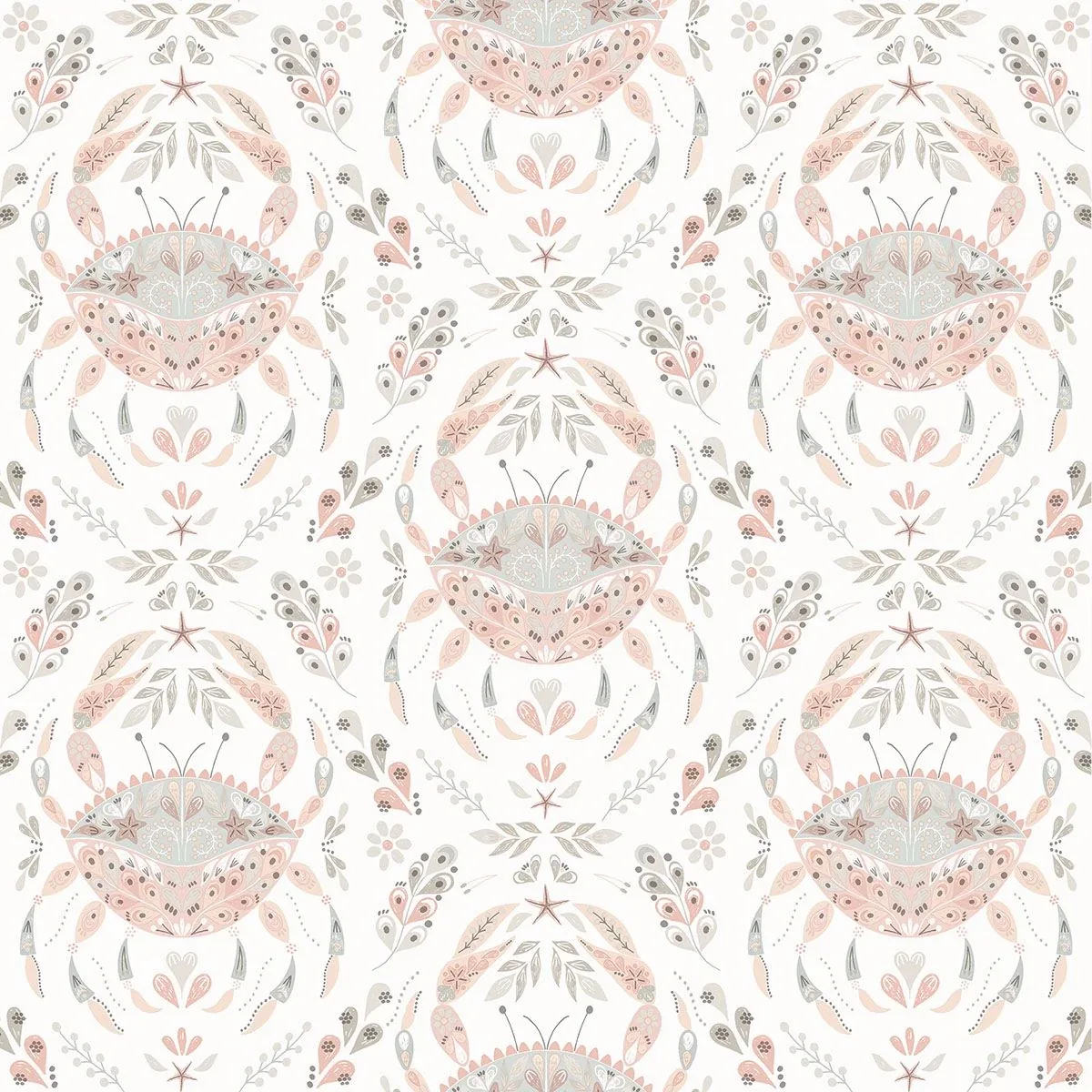 Brewster Home Fashions Annapolis Coral Crustation Wallpaper - SKU 3120-13641