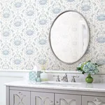 Brewster Home Fashions Annapolis Light Blue Crustacean Wallpaper - SKU 3120-13644
