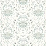 Brewster Home Fashions Annapolis Teal Crustation Wallpaper - SKU 3120-13642