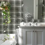 Brewster Home Fashions Antoine Charcoal Flannel Wallpaper - SKU 4072-70020