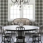 Brewster Home Fashions Antoine Charcoal Flannel Wallpaper - SKU 4072-70020