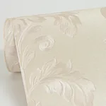 Brewster Home Fashions Antonella Rose Gold Scroll Wallpaper - SKU 4058-21787