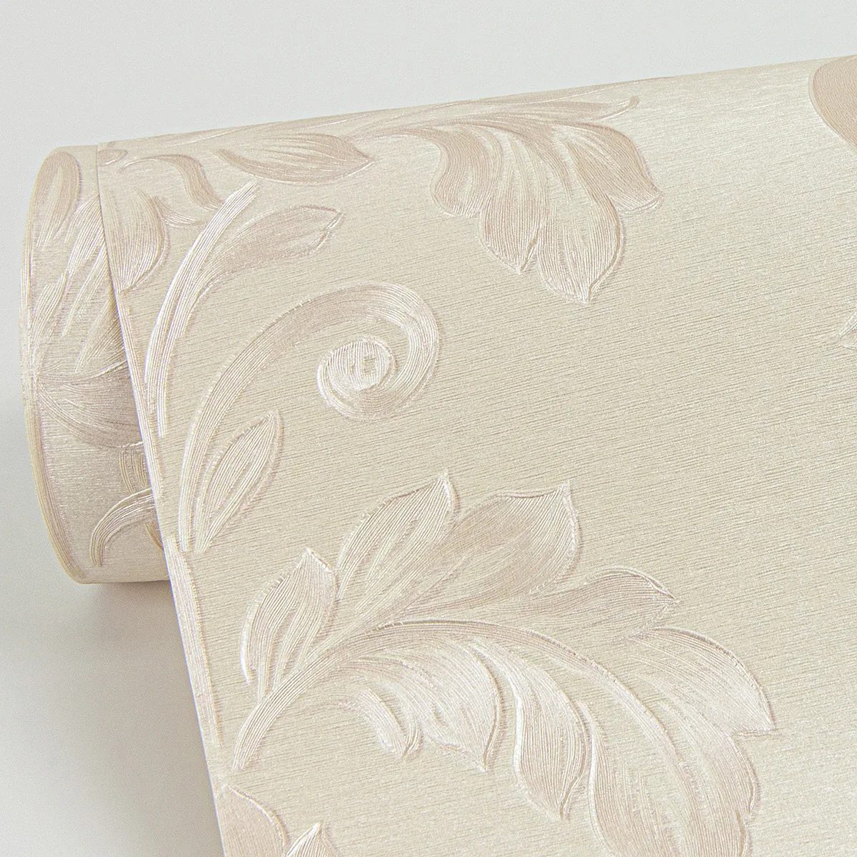 Brewster Home Fashions Antonella Rose Gold Scroll Wallpaper - SKU 4058-21787