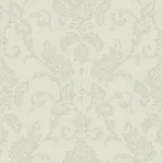 Brewster Home Fashions Antonella Silver Scroll Wallpaper | Wallpaper Twins Brewster Home Fashions Antonella Silver Scroll Wallpaper - SKU 4058-21786