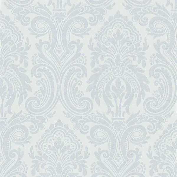Brewster Home Fashions Apollo Platinum Modern Damask Wallpaper - SKU 283-62975
