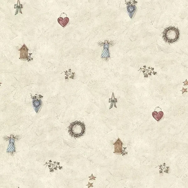 Brewster Home Fashions Apple Stone Country Toss Wallpaper - SKU CTR21712