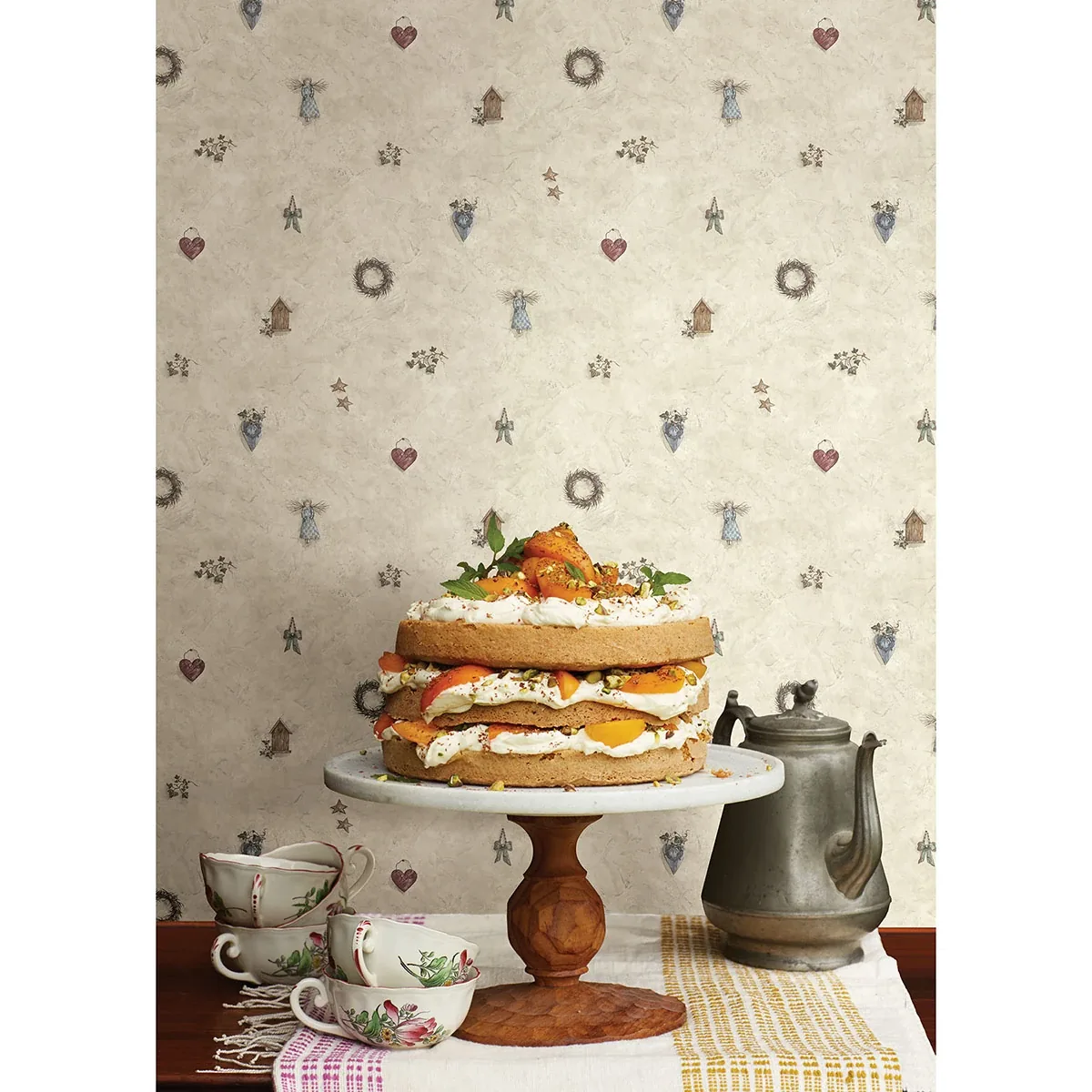 Brewster Home Fashions Apple Stone Country Toss Wallpaper | Wallpaper Twins Brewster Home Fashions Apple Stone Country Toss Wallpaper - SKU CTR21712
