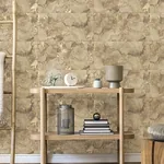 Brewster Home Fashions Aria Light Brown Marbled Tile Wallpaper - SKU 4125-26733