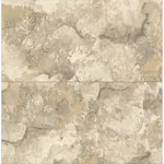 Brewster Home Fashions Aria Neutral Marbled Tile Wallpaper - SKU 4125-26732