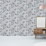 Brewster Home Fashions Arisu Grey Birds and Bamboo Wallpaper | Wallpaper Twins Brewster Home Fashions Arisu Grey Birds and Bamboo Wallpaper - SKU AH296401