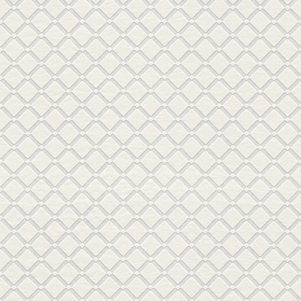 Brewster Home Fashions Armin White Diamond Trellis Paintable Wallpaper - SKU 4000-5281-17