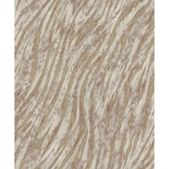 M1862 | Arran Rose Gold Swirling Stripe Wallpaper