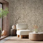 Brewster Home Fashions Arran Rose Gold Swirling Stripe Wallpaper - SKU M1862