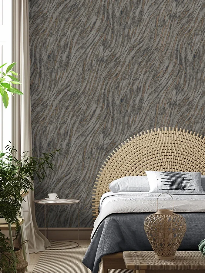Brewster Home Fashions Arran Stone Swirling Stripe Wallpaper | Wallpaper Twins Brewster Home Fashions Arran Stone Swirling Stripe Wallpaper - SKU M1863