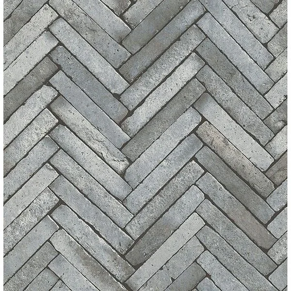 Brewster Home Fashions Arrow Grey Diagonal Slate Wallpaper - SKU 2767-23758