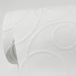 Brewster Home Fashions Artemisia White Circles Paintable Wallpaper - SKU 4000-1045-19