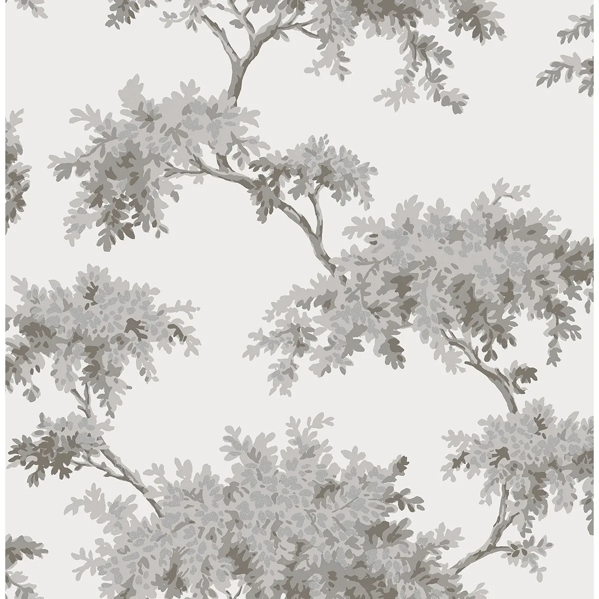 M1671 | Ashdown Grey Tree Wallpaper
