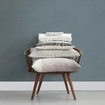 Brewster Home Fashions Ashleigh Blue Linen Texture Wallpaper - SKU 2812-AR40104