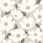 Brewster Home Fashions Astera Beige Floral Wallpaper | Wallpaper Twins Brewster Home Fashions Astera Beige Floral Wallpaper - SKU 2904-25675