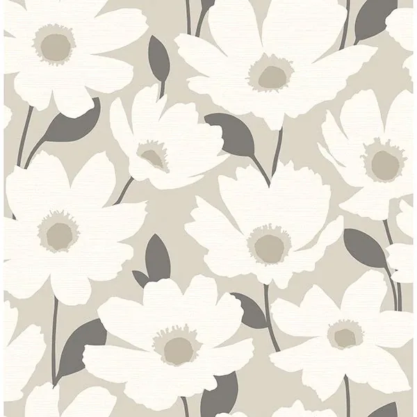 Brewster Home Fashions Astera Beige Floral Wallpaper - SKU 2904-25675