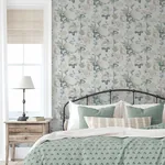 Brewster Home Fashions Atley Light Green Floral Wallpaper | Wallpaper Twins Brewster Home Fashions Atley Light Green Floral Wallpaper - SKU AH923802