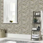Brewster Home Fashions Atticus Neutral Country Stone Wallpaper - SKU AH696500