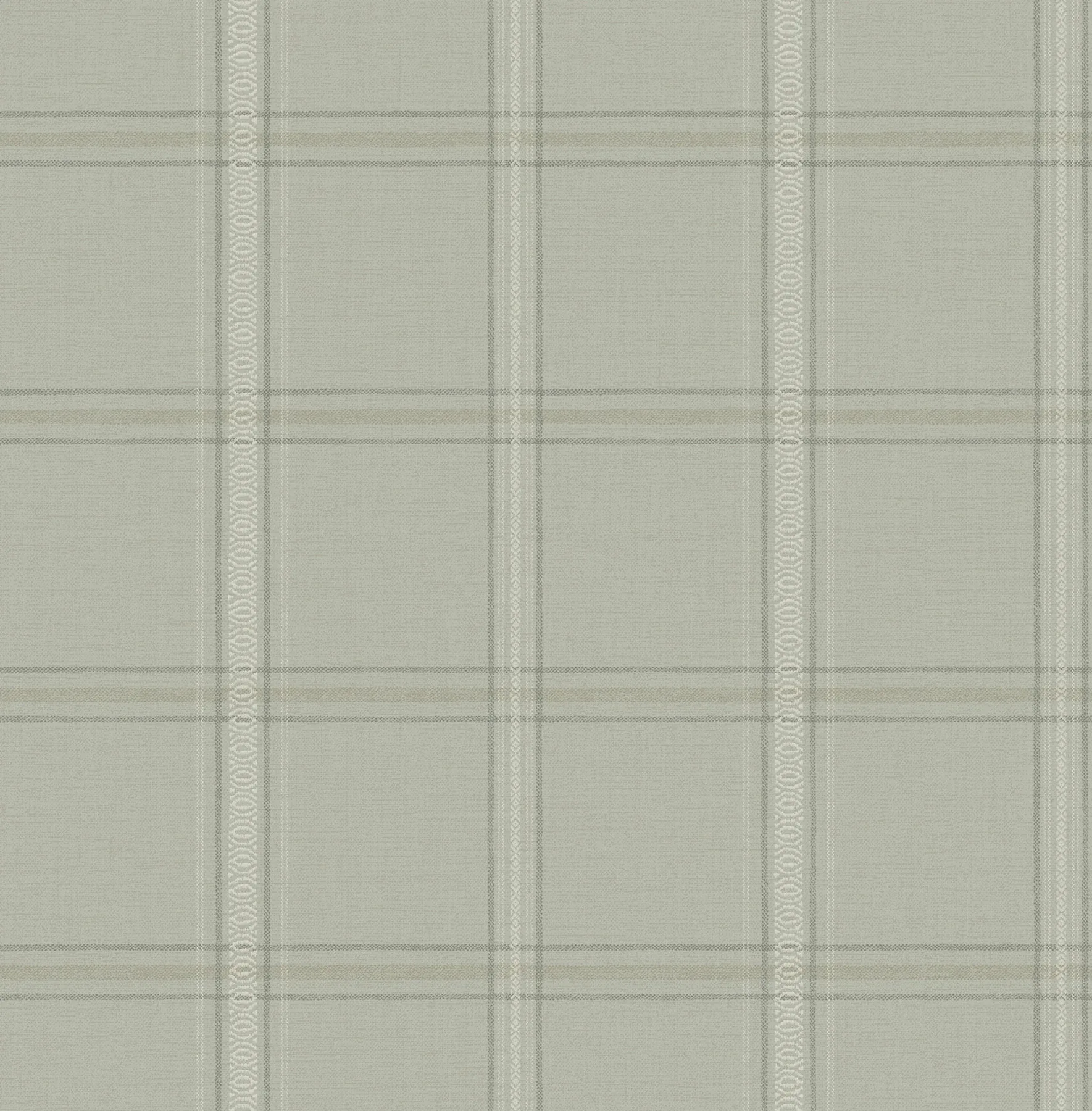 4169-27609 | Auberge Sage Plaid Wallpaper