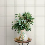 Brewster Home Fashions Auberge White Plaid Wallpaper - SKU 4169-27606