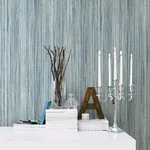 Brewster Home Fashions Audrey Teal Stripe Texture Wallpaper - SKU 2812-SH01007