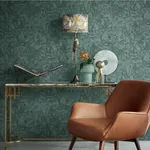 Brewster Home Fashions Auguste Dark Green Floral Wallpaper | Wallpaper Twins Brewster Home Fashions Auguste Dark Green Floral Wallpaper - SKU 307345