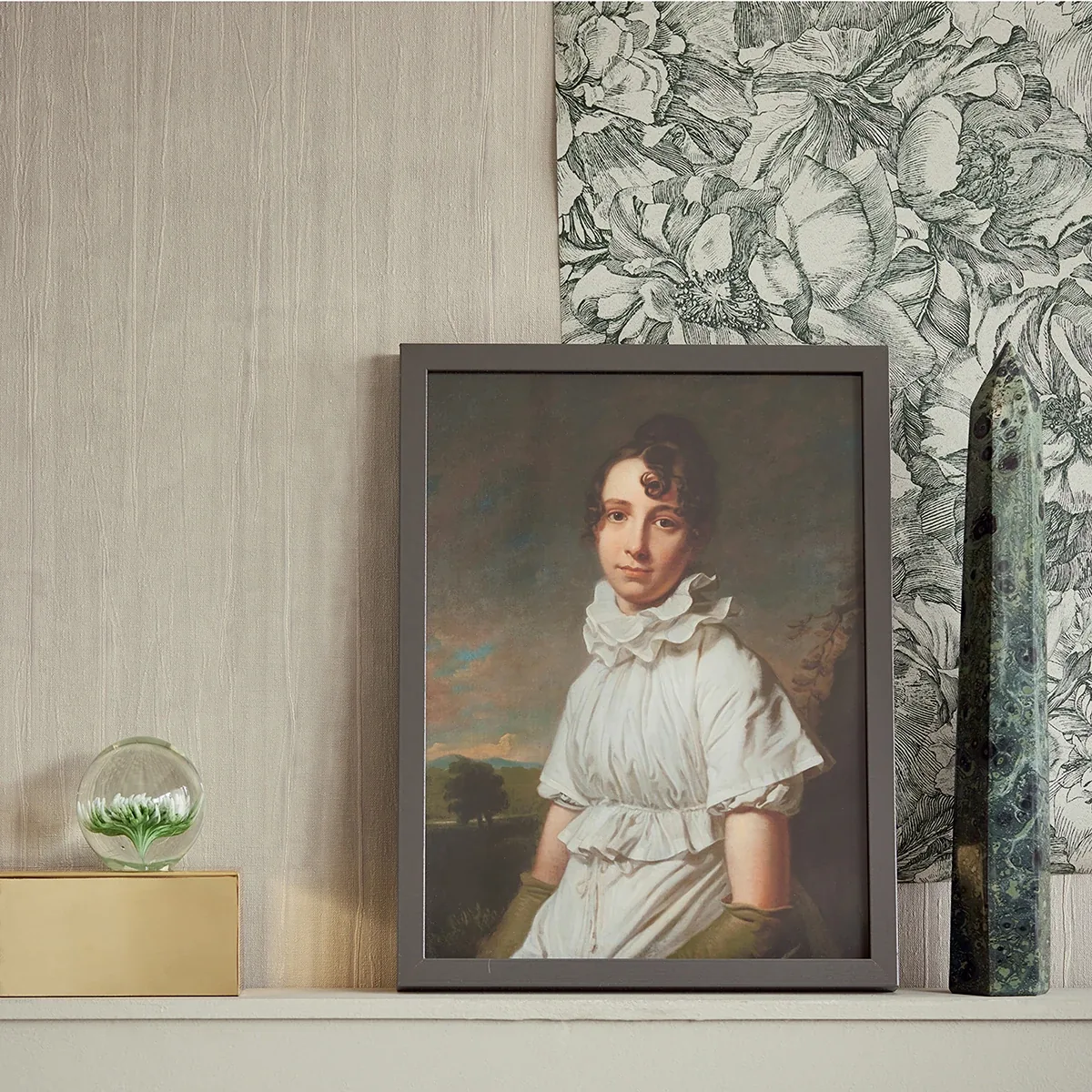 Brewster Home Fashions Auguste Green Floral Wallpaper | Wallpaper Twins Brewster Home Fashions Auguste Green Floral Wallpaper - SKU 307346