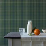 Brewster Home Fashions Austin Green Plaid Wallpaper | Wallpaper Twins Brewster Home Fashions Austin Green Plaid Wallpaper - SKU 3123-330212