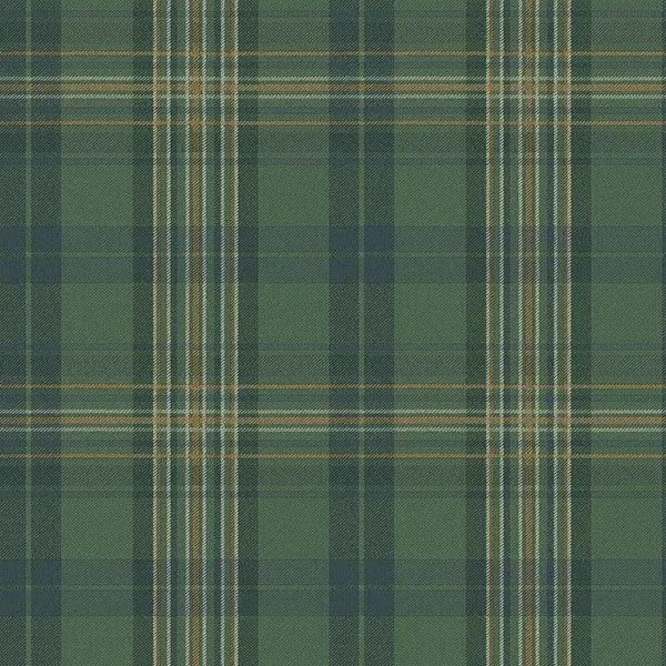 MAN330212 | Austin Green Plaid Wallpaper