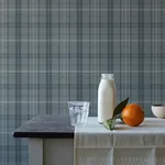 Brewster Home Fashions Austin Slate Plaid Wallpaper | Wallpaper Twins Brewster Home Fashions Austin Slate Plaid Wallpaper - SKU 3123-330214