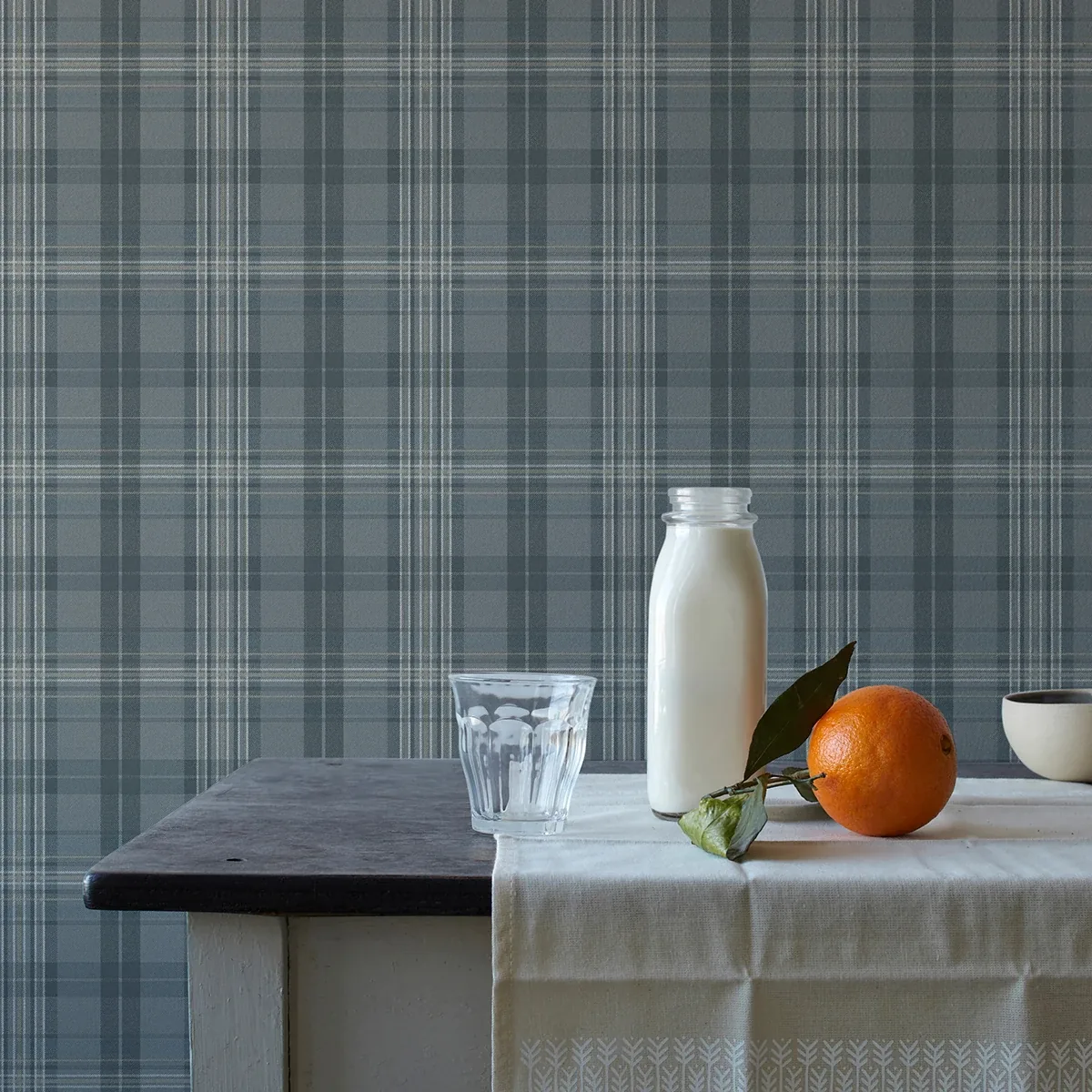 Brewster Home Fashions Austin Slate Plaid Wallpaper | Wallpaper Twins Brewster Home Fashions Austin Slate Plaid Wallpaper - SKU 3123-330214
