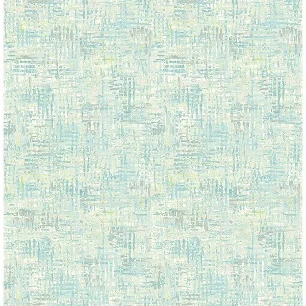 2718-004030 | Avalon Turquoise Weave Wallpaper