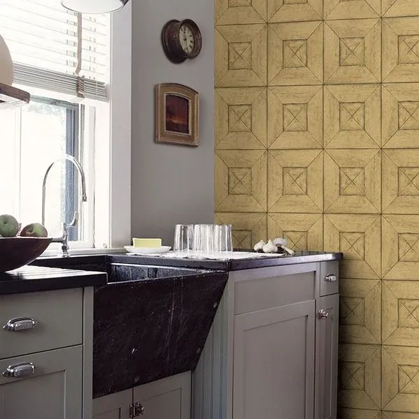 Brewster Home Fashions Avery Wheat Wood Wallpaper | Wallpaper Twins Brewster Home Fashions Avery Wheat Wood Wallpaper - SKU 3115-12456