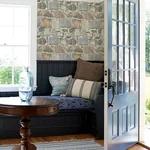 Brewster Home Fashions Axelle Rust Stone Wallpaper | Wallpaper Twins Brewster Home Fashions Axelle Rust Stone Wallpaper - SKU 4072-70041
