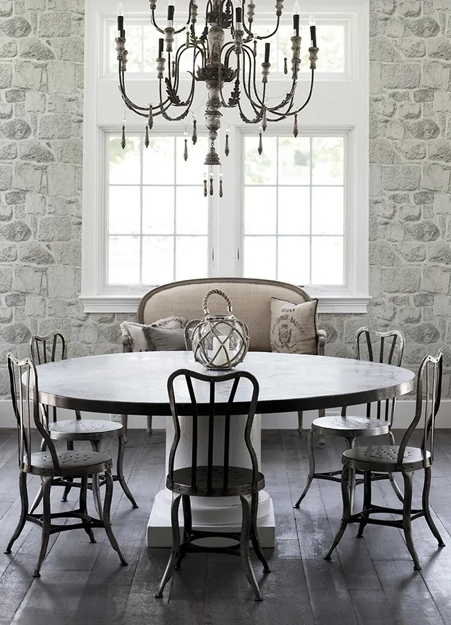 Brewster Home Fashions Axelle White Stone Wallpaper | Wallpaper Twins Brewster Home Fashions Axelle White Stone Wallpaper - SKU 4072-70043