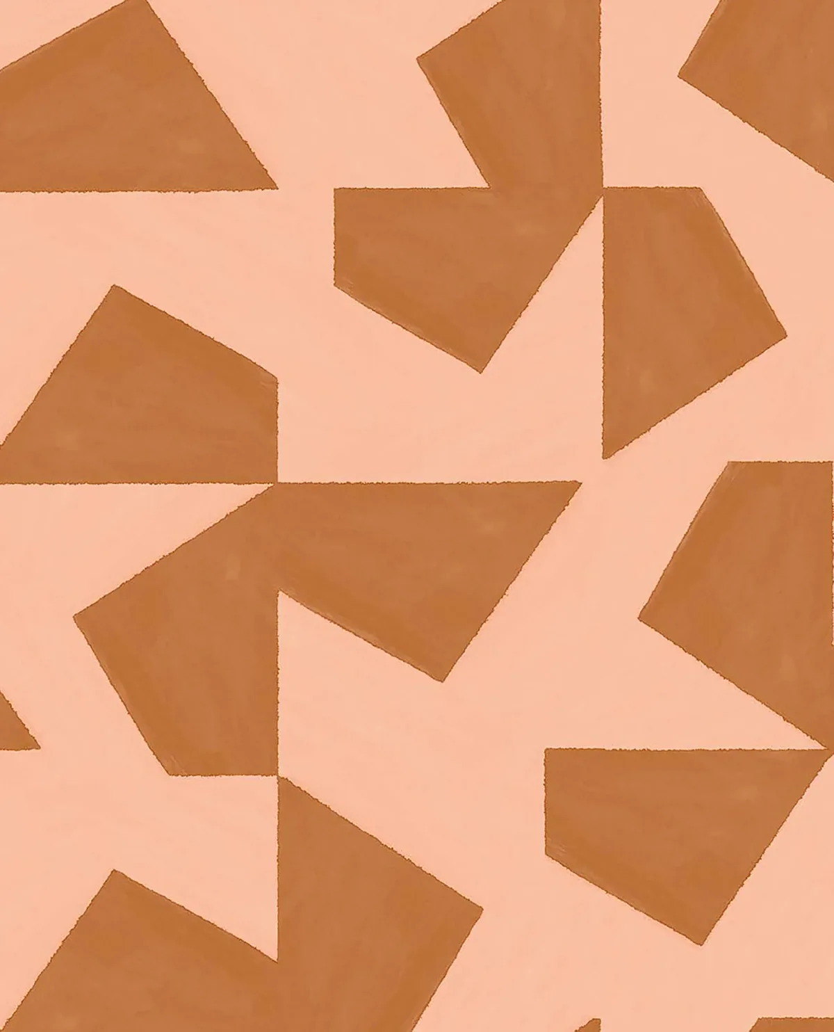 Brewster Home Fashions Azad Rust Abstract Geometric Wallpaper - SKU EJ318041