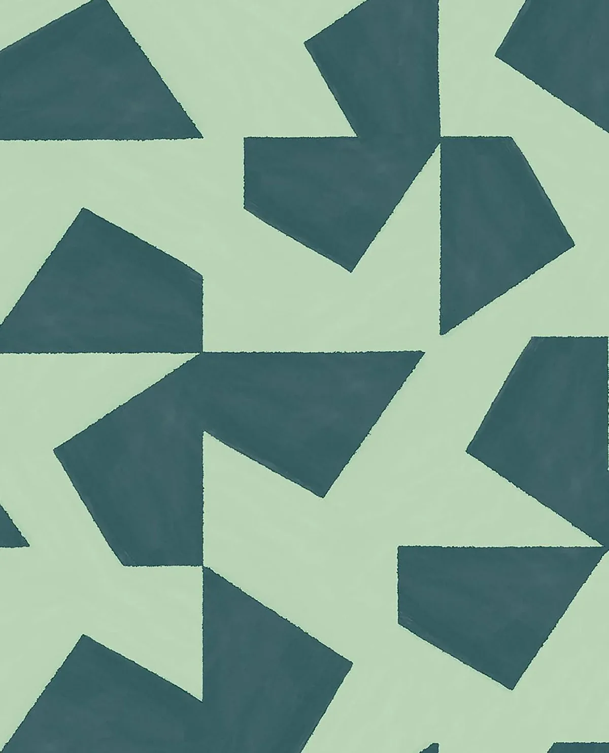 EJ318042 | Azad Sea Green Abstract Geometric Wallpaper