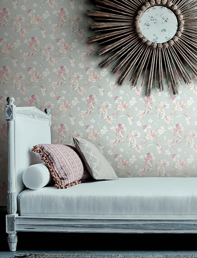 Brewster Home Fashions Azalea Fuchsia Floral Branches Wallpaper | Wallpaper Twins Brewster Home Fashions Azalea Fuchsia Floral Branches Wallpaper - SKU 4134-72525