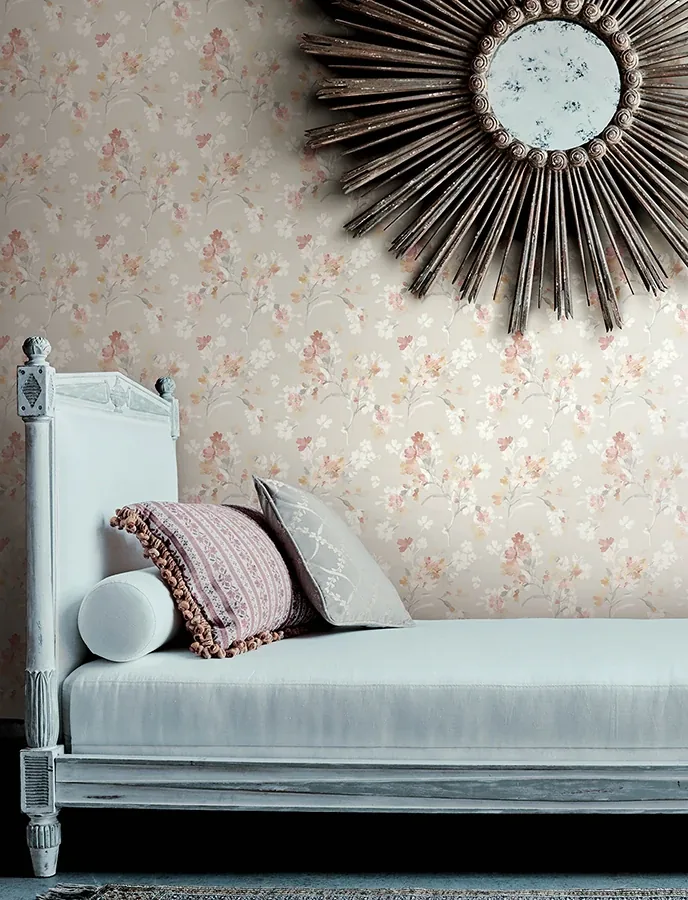 Brewster Home Fashions Azalea Ruby Floral Branches Wallpaper | Wallpaper Twins Brewster Home Fashions Azalea Ruby Floral Branches Wallpaper - SKU 4134-72524