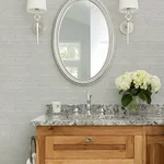 Brewster Home Fashions Balantine Grey Weave Wallpaper - SKU 4071-70058