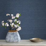 Brewster Home Fashions Balantine Navy Weave Wallpaper - SKU 4071-70055